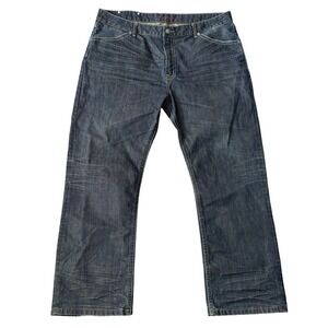 Stone Touch Jeans Sz 40X32 Dark Denim Casual Streetwear